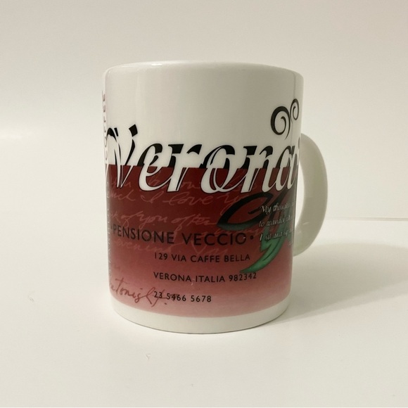 Vtg 1998 Starbucks Coffee Mug Caffe Verona Pensione Veccio - Picture 3 of 16
